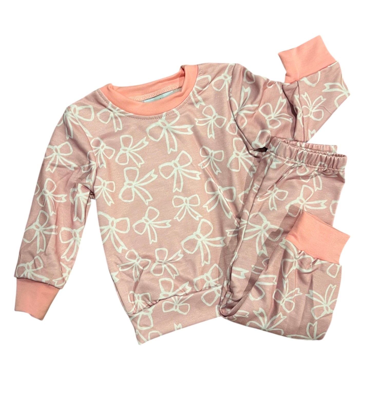 12/18M Bow Sweatsuit