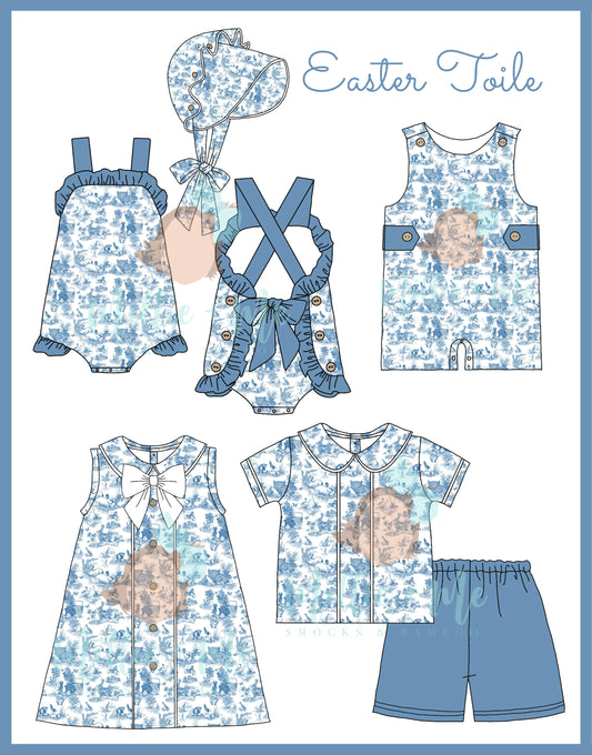 EASTER PO BLUE TOILE