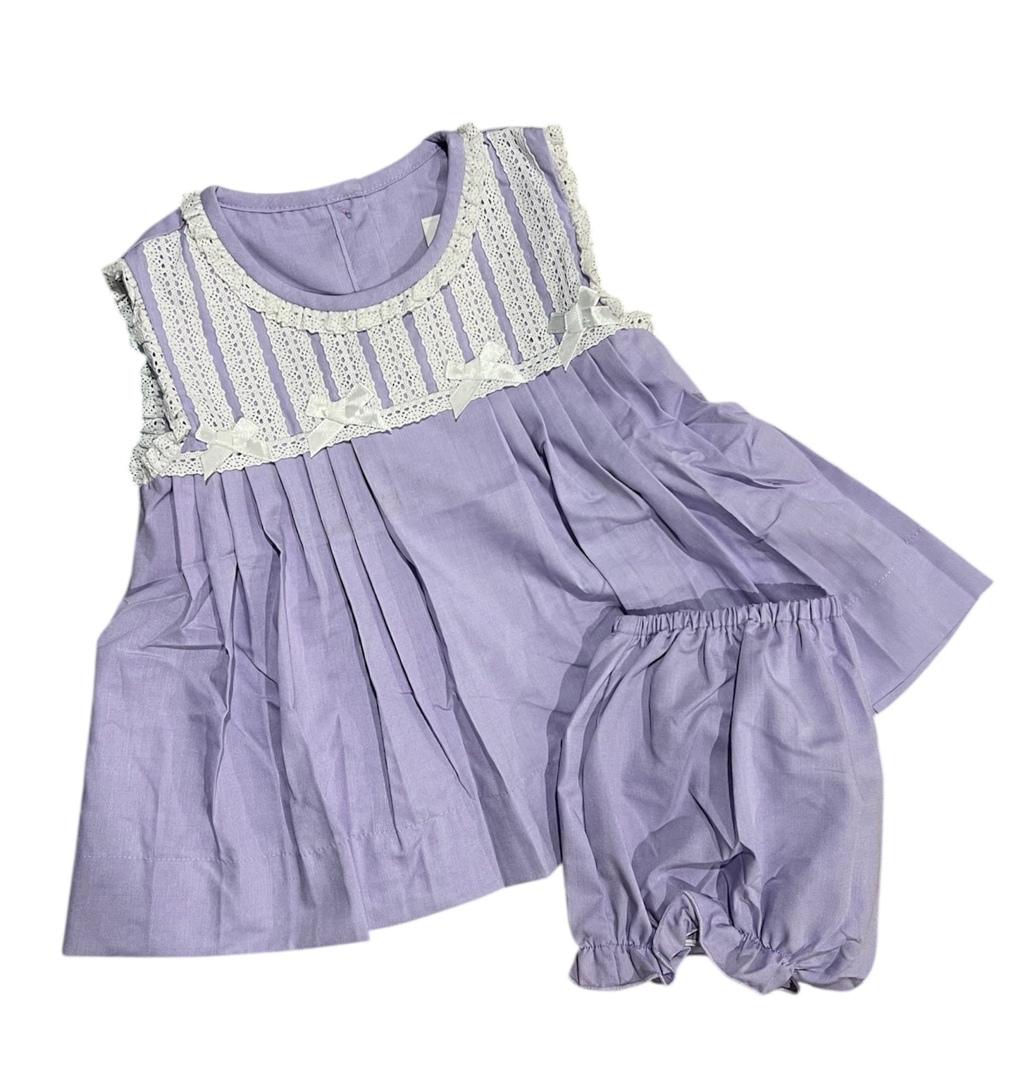 3T Lavendar & Lace Bloomer Set