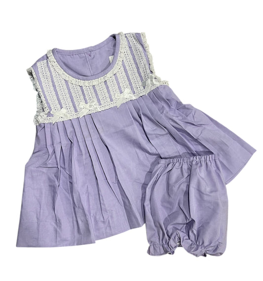 3T Lavendar & Lace Bloomer Set