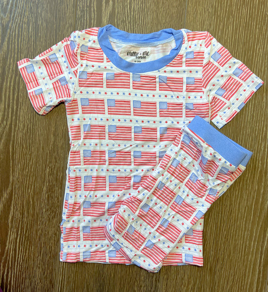 American Flag Bamboo Set